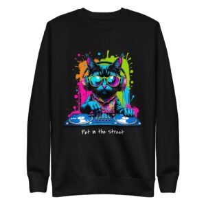 Sudadera Cat DJ: Neon Edition