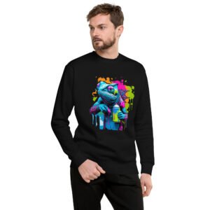 Sudadera Camaleón Graffiti: Neon Edition